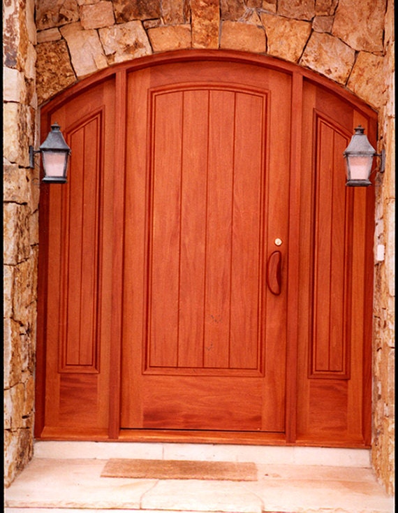 Entry Door with two side panels 6'x8' opening