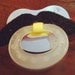 Mustache Pacifier - Black Handlebar
