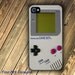 iphone 4 or iphone 4s case with image of Game Boy