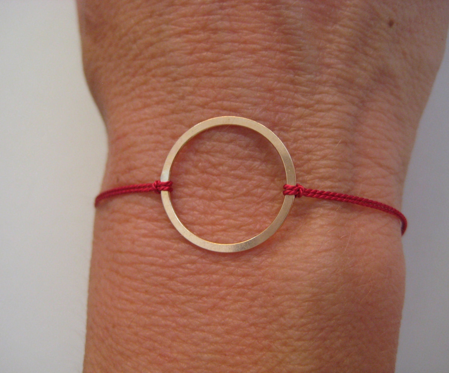 Silk and 14k Gold Filled Bracelet