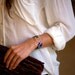 Copper Mandorla Rwandan Textile Bracelet Wrap - Kaleidoscope