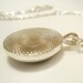 Mustache Necklace, Hipster Jewelry, Silver Plate (0478S1IN)