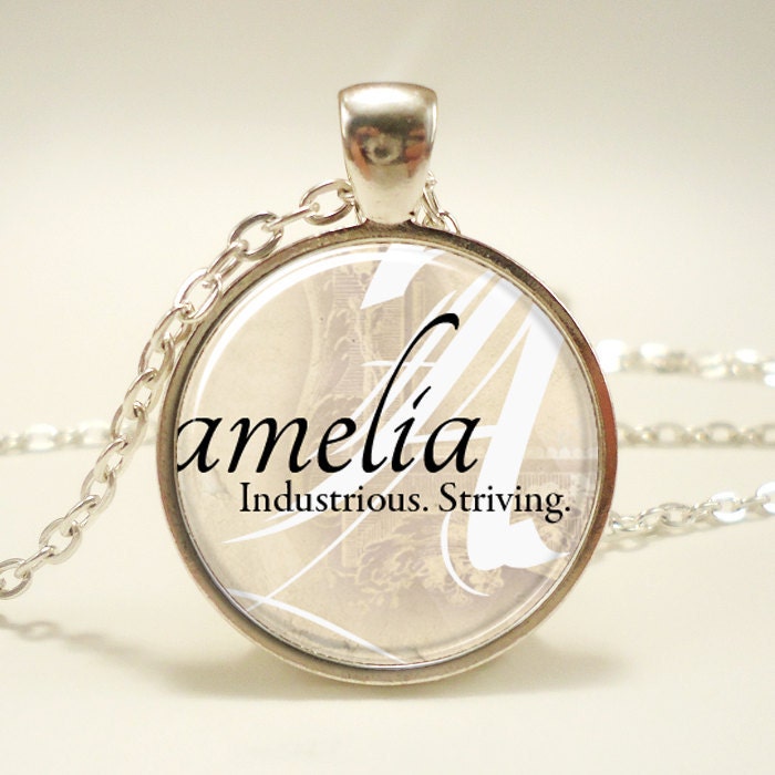 Custom Name Necklace, Handmade Personalized Name Jewelry (0724S1IN)