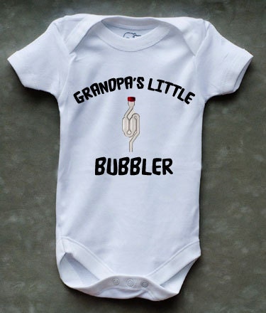 Homebrew Beer Wine Making Drinking Baby Bodysuit One-piece or T-shirt, Toddler or Children's Youth Shirt Infant T-Shirt