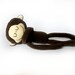Stuffed Animal Handmade Brown Monkey Soft Safe Baby Toy for Children Polar Fleece Cotton