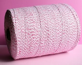 50 Yards Pink & White Baker's Twine