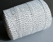 25 Yards Black & White Baker's Twine