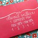Wedding Invitation Calligraphy and Envelope Addressing