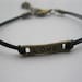 Bracelet-antique bronze love bracelet,love cuff