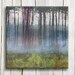 Framed canvas art, Landscape art, 12"/12", FREE SHIPPING