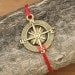 Adjustable compass bracelet- vintage compass bracelet