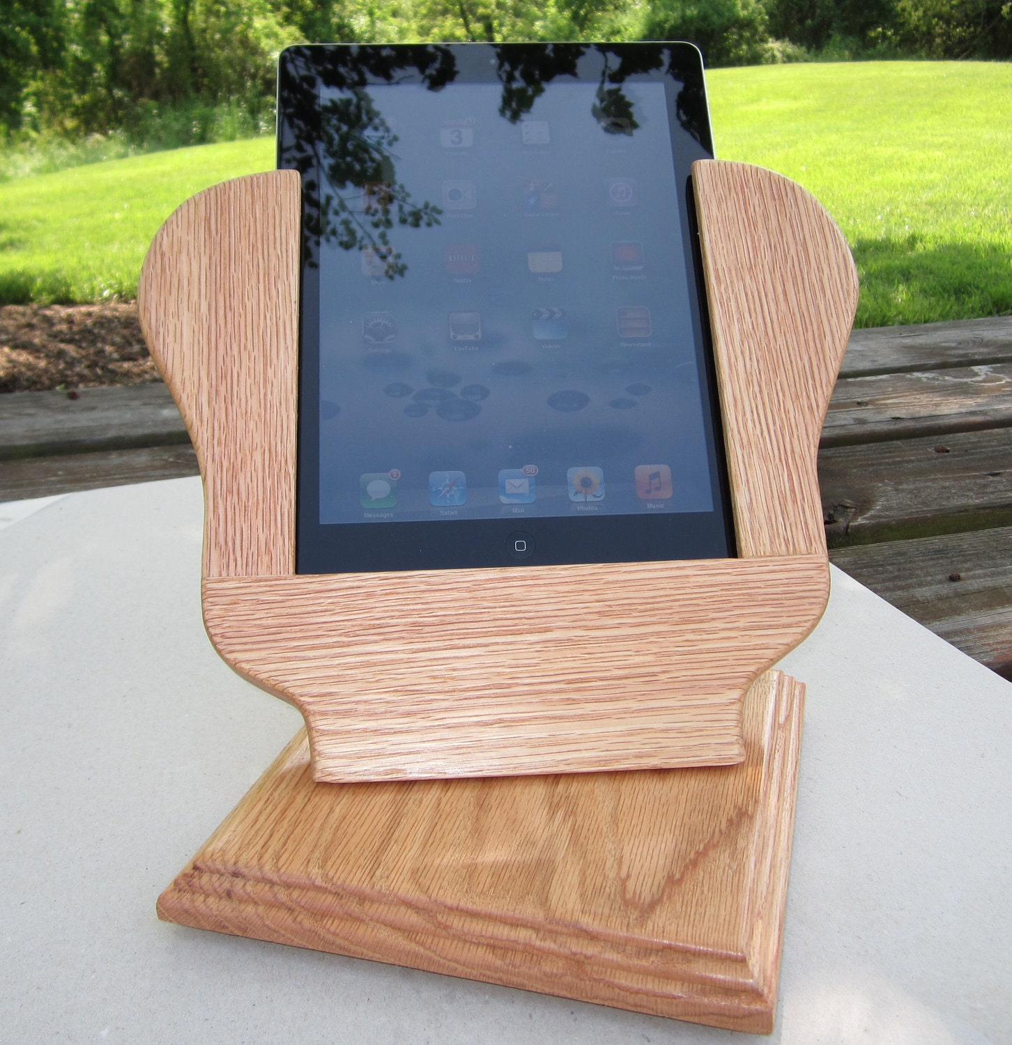 Ipad Desktop Swivel Base Stand for Square and other Retail - Business Applications