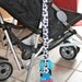 Bottle Tether, Toy Tether, Sippy Strap with Suction Cup-Soccer Ball Print