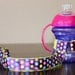 Bottle Tether, Toy Tether, Sippy Strap with Suction Cup- Dotted