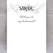 6 PIECE SET Bridesmaid Card, Will You Be My Bridesmaid, I Found My Man But I Still Need My Girls, Moustache and Lips Wedding Party