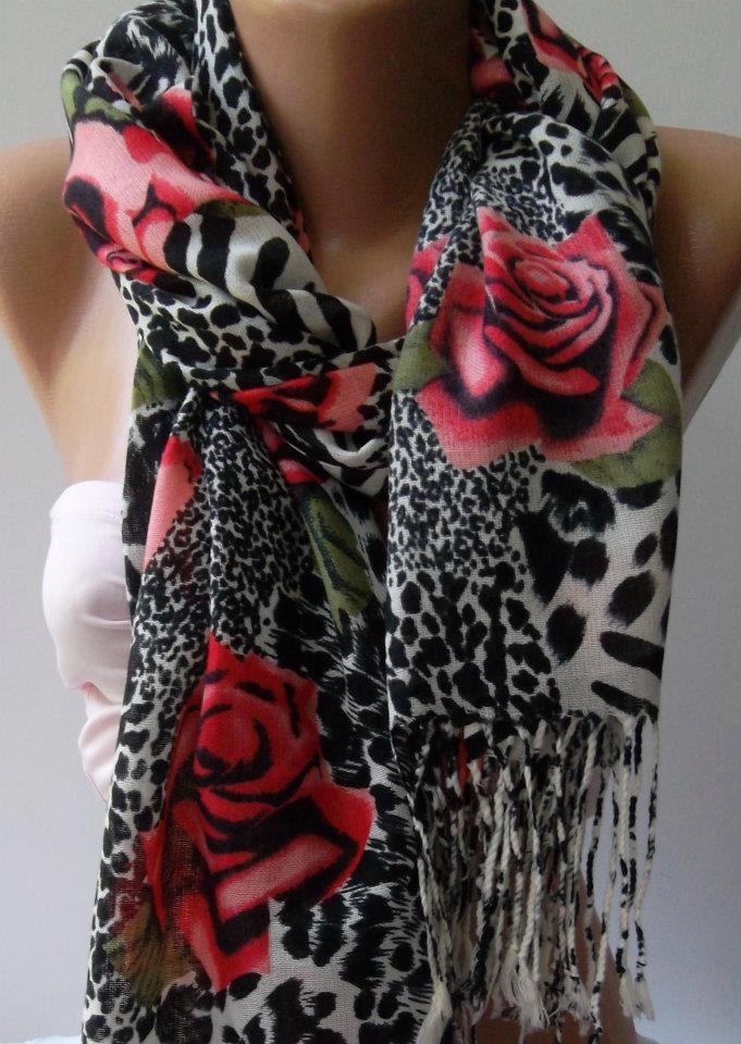 Shawl / Scarf  Headband   Pareos / soft cotton