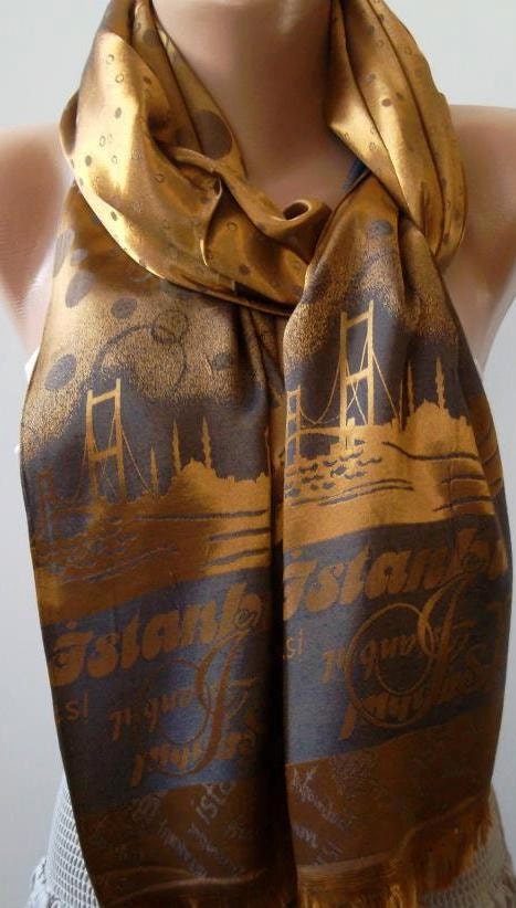 Fantastic Scarf Silk Scarf ....Istanbul