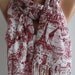 Scarf  Elegance Scarf Shawl  / Cotton  Scarf ....Eiffel.