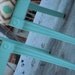High Gloss Painted Wooden Dining Chairs