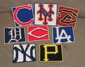 Original MLB Coasters in Plastic Canvas Pattern Book