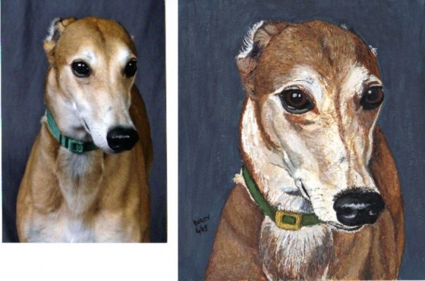 Custom Watercolor Portraits of your loved ones (pets)