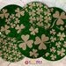 Instant Download ST PATRICK'S DAY Shamrocks 2.5 inch Circles Digital Collage Sheet, Printable images for Pocket Mirrors Magnet Paper Weights