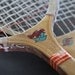 Rare Blue Bird Pair of Tennis Racquets