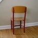 RESERVED FOR ADAM Child's Heywood Red Metal Chair