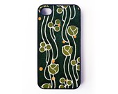 iPhone 4 Case - Art Deco Blue Pattern -- cover for iPhone 4 and iPhone 4s