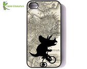 iPhone 4 Case - Tricycleceratops...in Boston-- cover for iPhone 4 and iPhone 4s