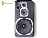 iPhone 4 Case - Stereo Speaker-- cover for iPhone 4 and iPhone 4s