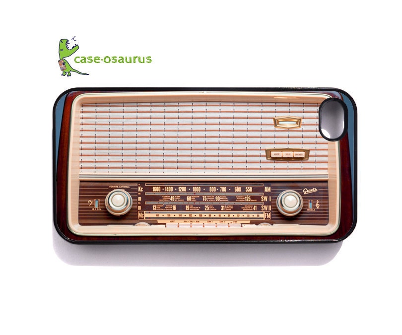 iPhone 4 Case - Retro Radio-- cover for iPhone 4 and iPhone 4s