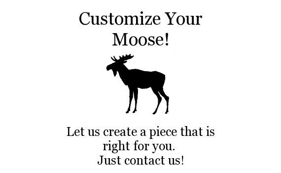 Faux Taxidermy - The Maxwell - Resin Moose Head- Moose Resin Ocean Blue Faux Taxidermy- Chic & Trendy