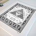 Legend of Zelda - The Triforce Crest of Hyrule Line Art - signed museum quality giclée fine art print 16" x 20"