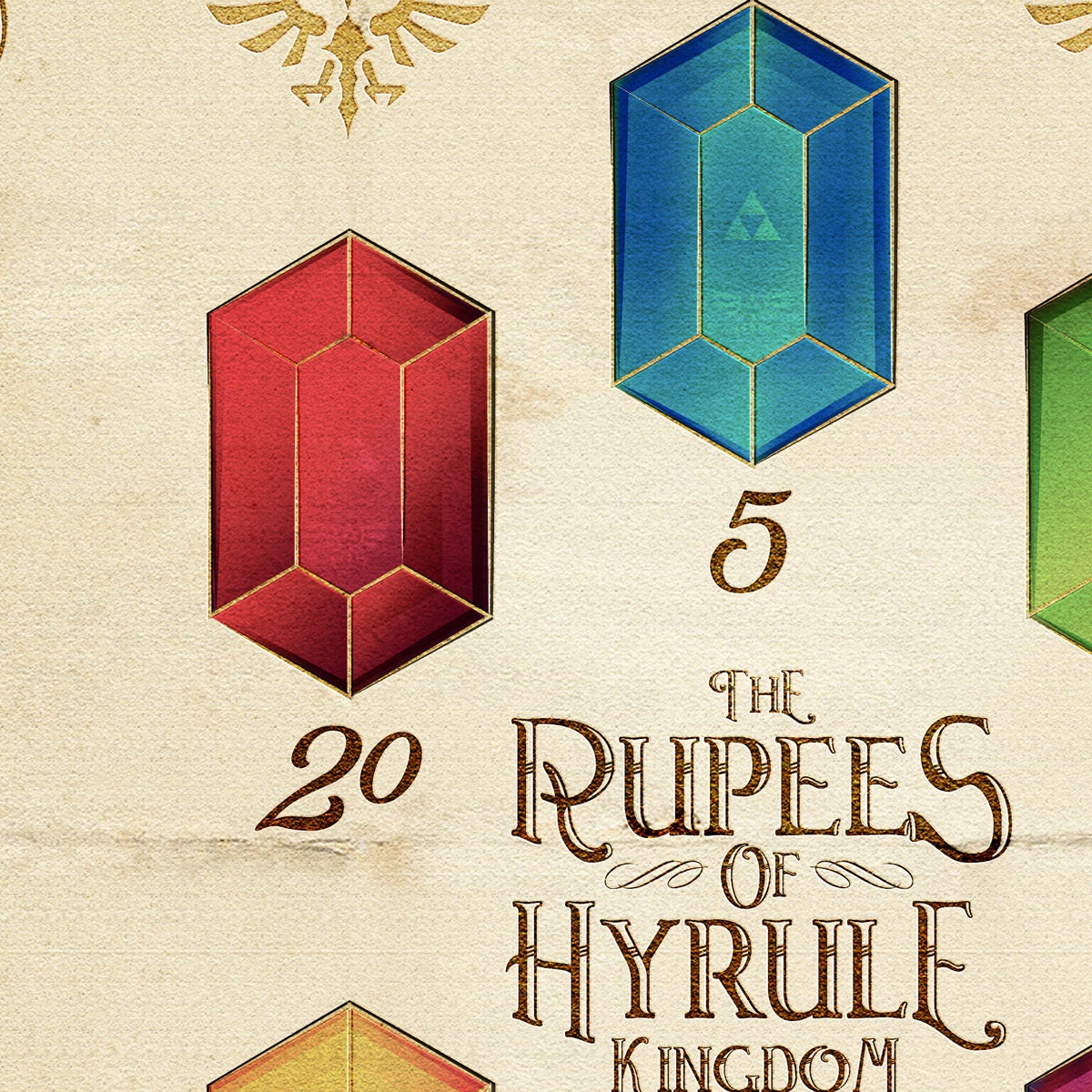 Legend of Zelda - Tingle's Ring of Rupees of Hyrule Kingdom Version - signed museum quality giclée fine art print 16" x 20"