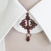 White Collar Luxury Detachable Collar Choker Red Burgundy Oxblood Decor Detachable Collar Snow White Shirt Collar Steampunk Kawaii Lolita