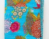 Queen Bed Cover or Blanket Bright Blue