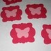 2 Dozen Die Cut Butterfly Tags Scrapbooks Cards Favor Bags Invitations Banner Embellishments