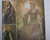 Lord of the Rings Dress Pattern: Womens Costume Pattern 4940 Size ZZ/ 20, 22, 24,26- Free Shipping