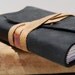 Handmade Leather Journal Diary Art Poetry Book Flower Notebook Moon (051)
