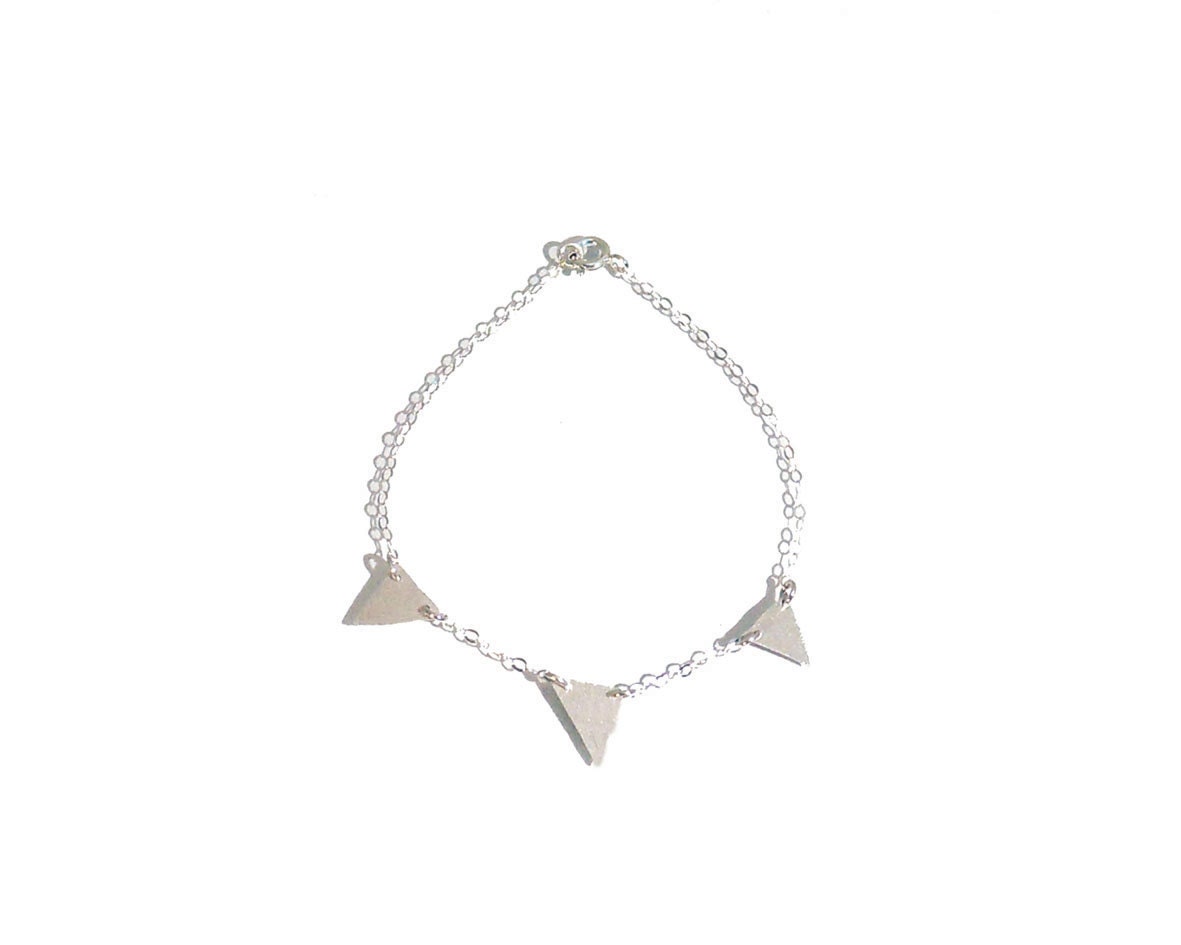 Club flag bracelet silver