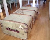 SOLD- Vintage Steamer Trunk