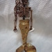 OOAK dead Mermaid set of 4 Fantasy fairy ornament miniature doll art Goth dollhouse