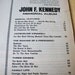 John F Kennedy Memorial Album Magazine 1964