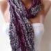 Pink and Lilac - Mix Color - Leopard Scarf