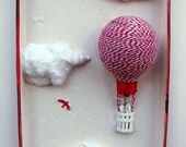 Antique Doll Shadow Box Mixed Media Assemblage