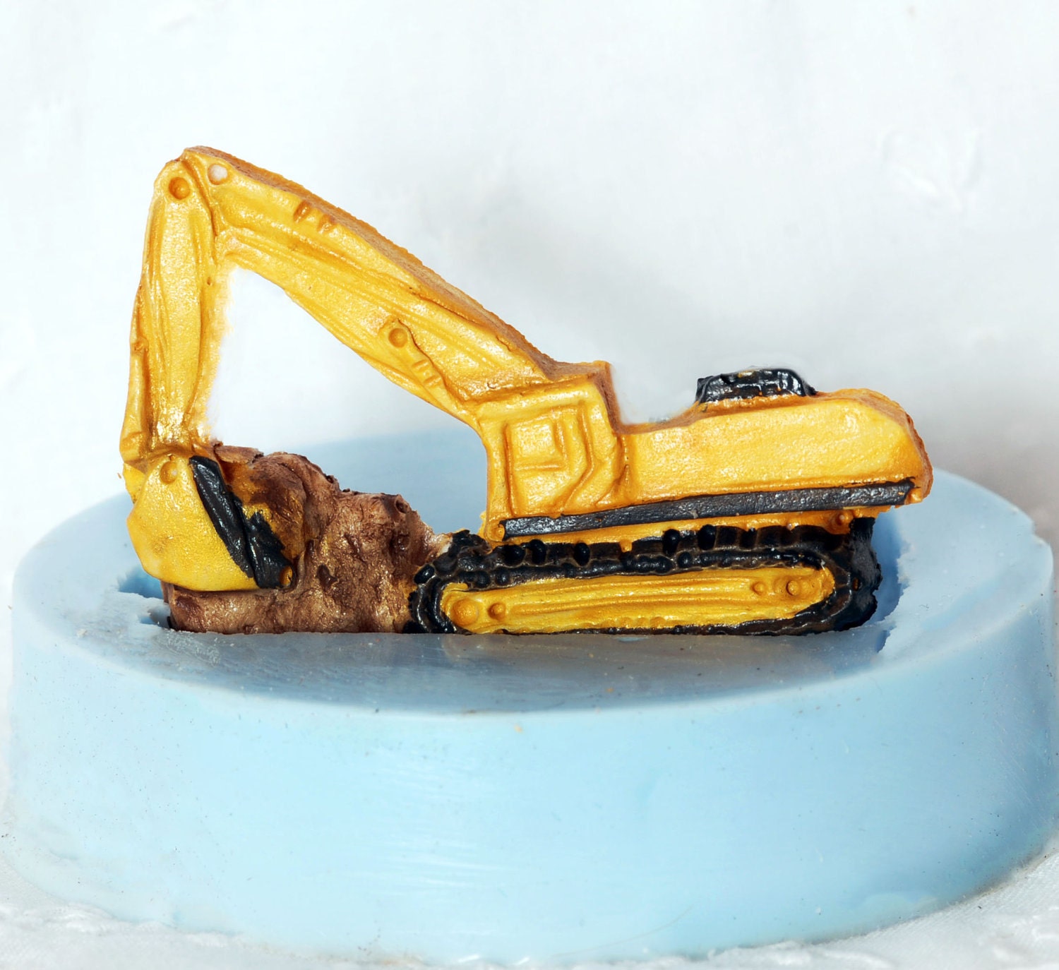 Excavator Silicone Mold for Scrapbooking, Crafts, Jewelry, Polymer Clay, Resin
