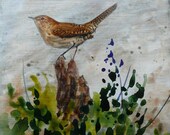 Bewick's Wren Original Painting
