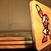Wood Burned MegaMan Sprite Coasters Set of 4