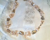 Earth & Sea Nature Necklace in Shell and Stone